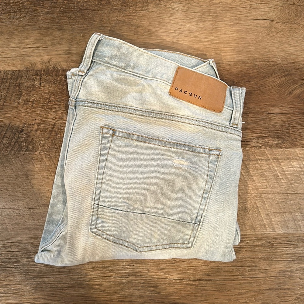 PacSun stacked skinny jeans